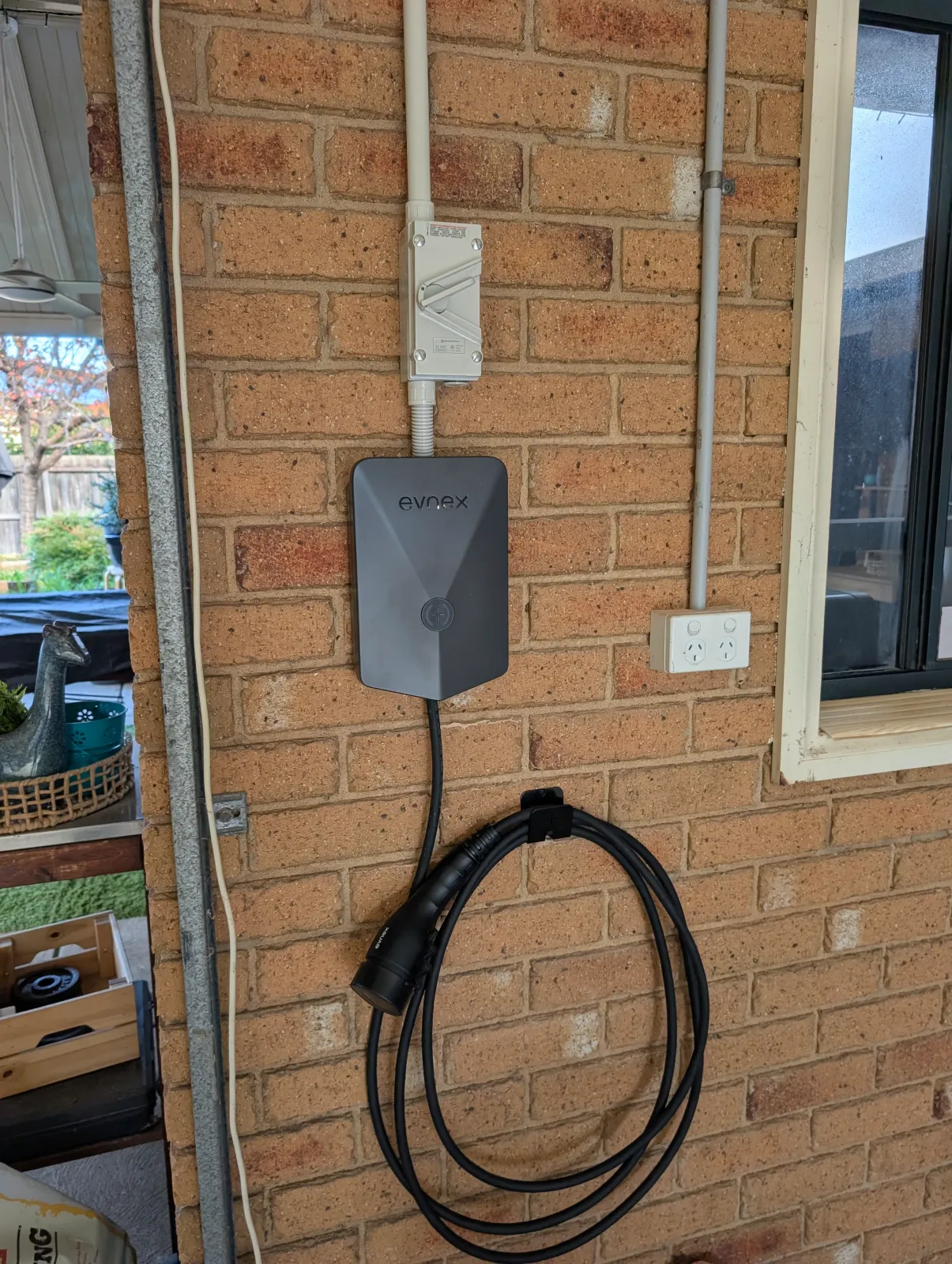 Evnex with a clean conduit run