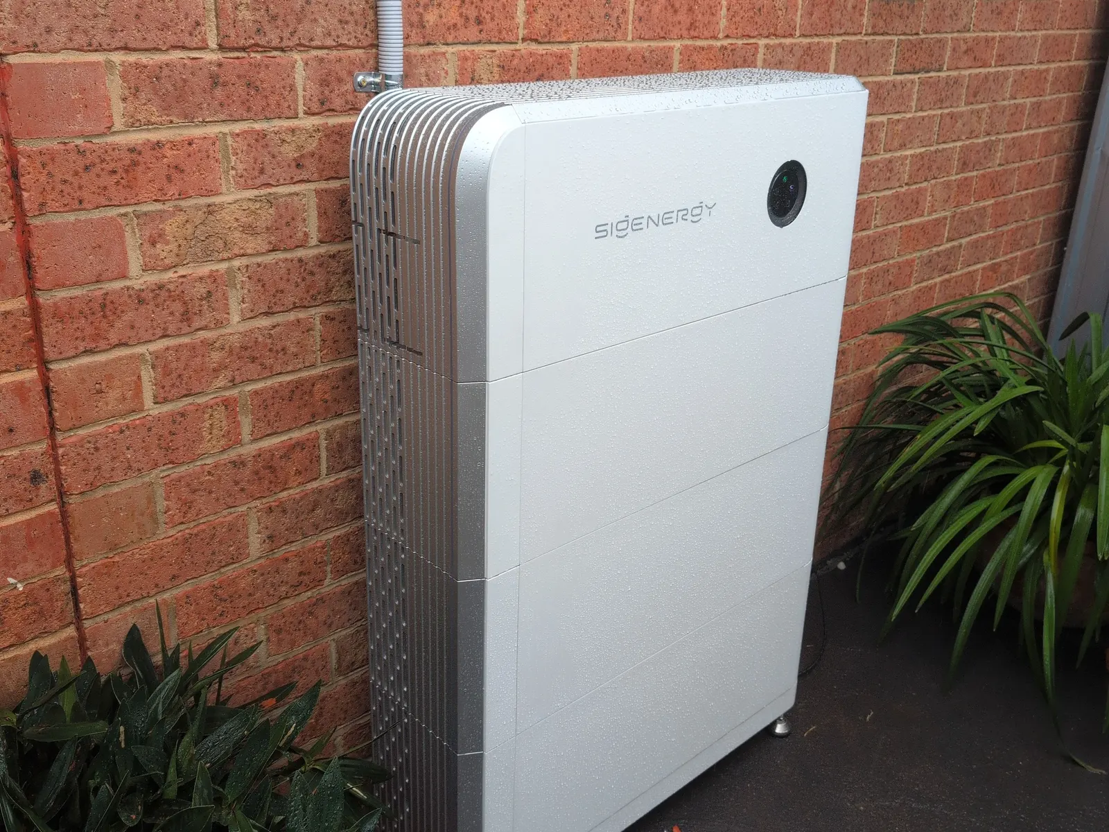 An existing SigenStor system installed outdoors